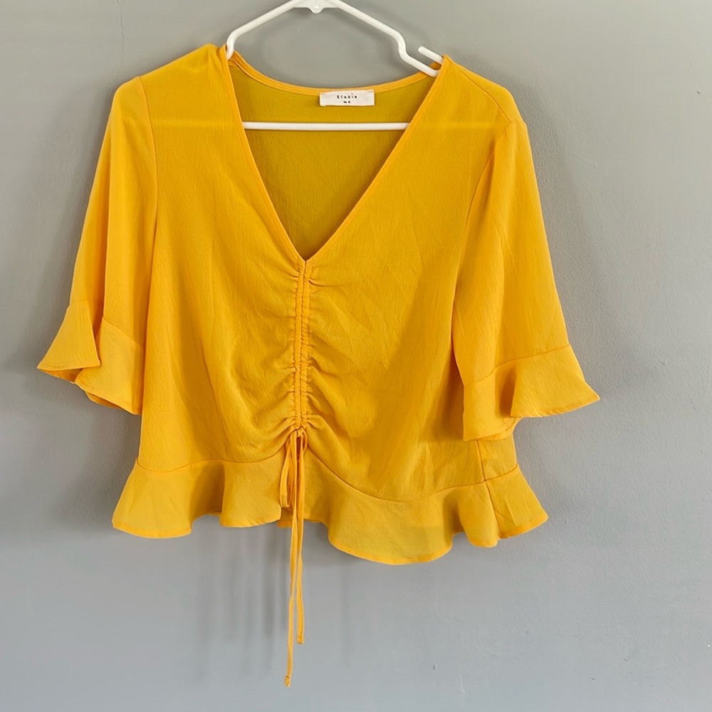 Elodie Yellow Top